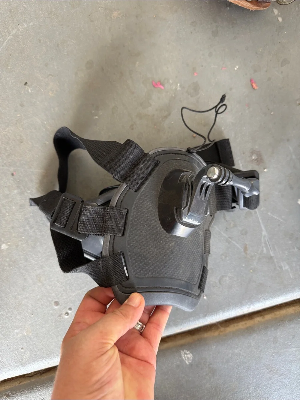 GoPro Black Chest Harness Camera Mount with Adjustable Straps